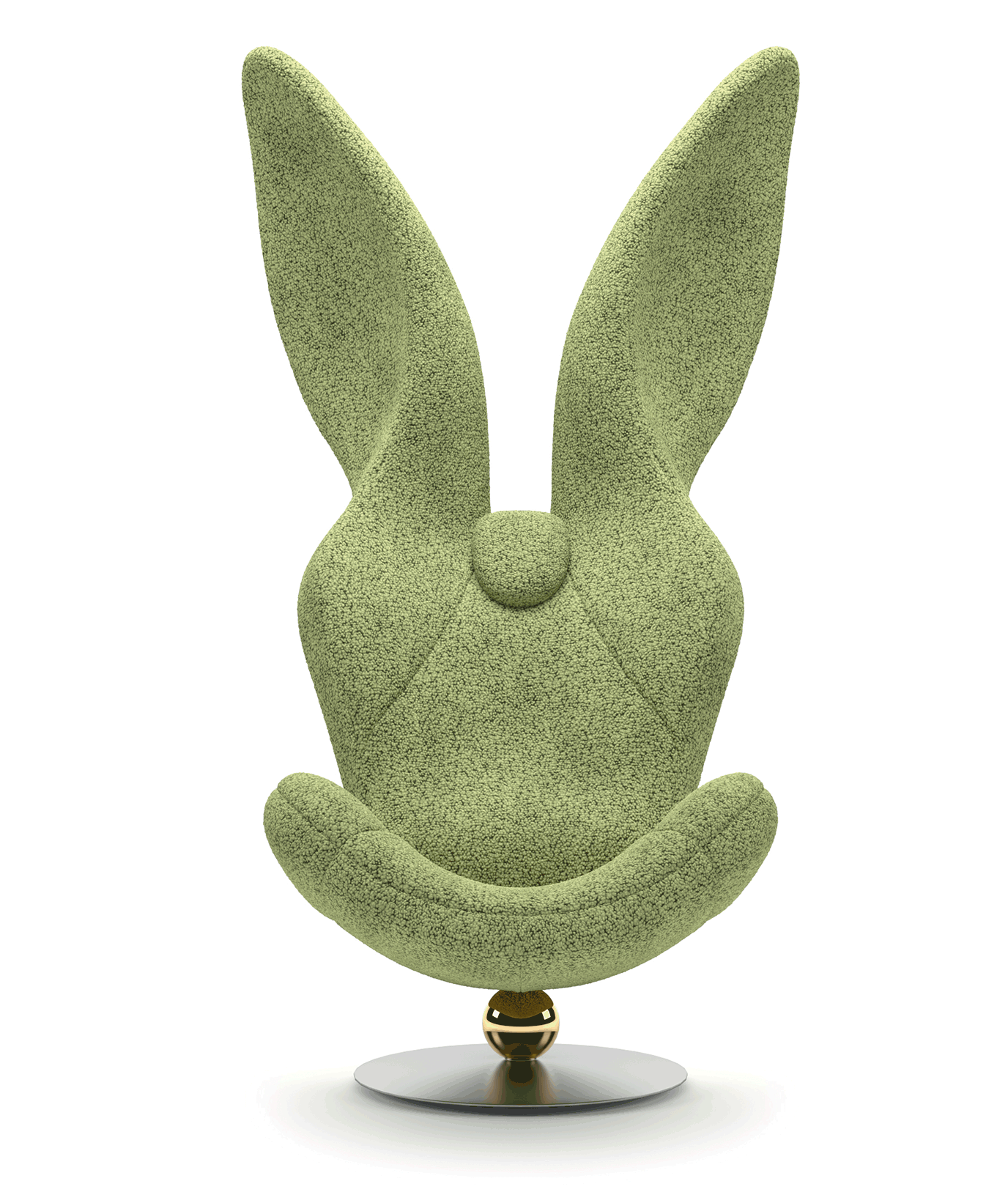 CH1896 Green Rabbit Chair